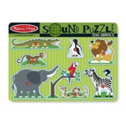 Puzzle Sonore Animaux Du Zoo