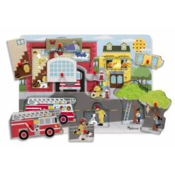 Puzzle Sonore 2 Ans Autour De La Caserne De Pompiers 5 Puzzle Sonore 2 Ans Autour De La Caserne De Pompiers -Enfants Jouets Magasin puzzle sonore autour de la caserne de pompiers 2