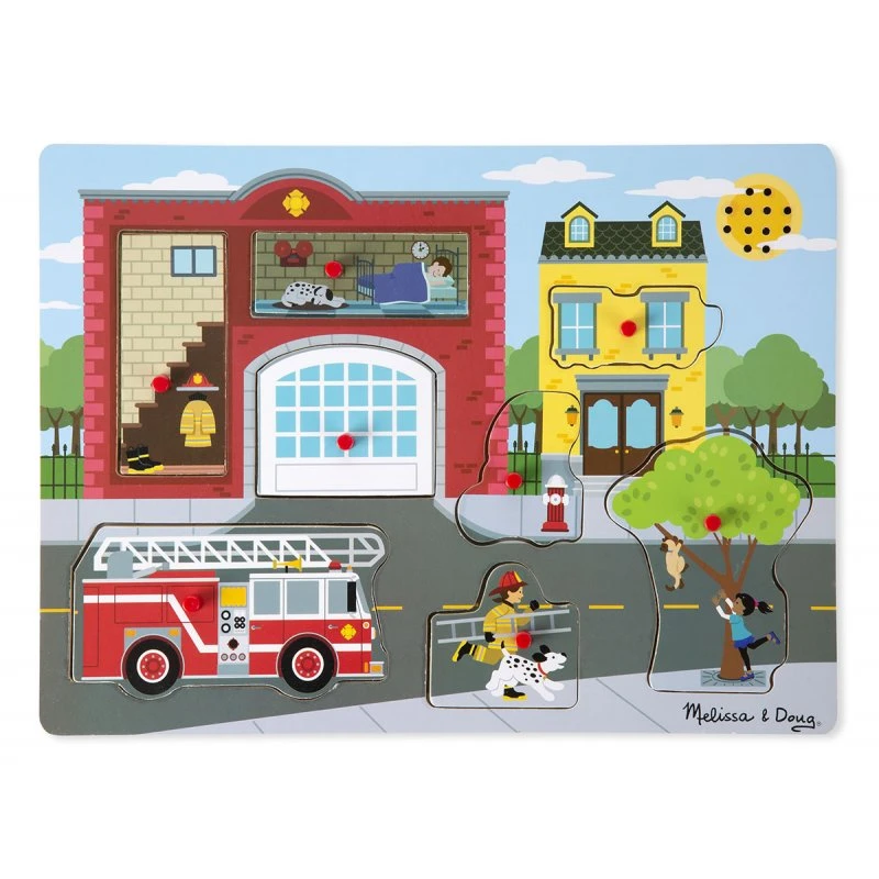 Puzzle Sonore 2 Ans Autour De La Caserne De Pompiers 1 Puzzle Sonore 2 Ans Autour De La Caserne De Pompiers