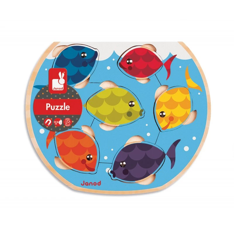Janod Puzzle Pêche à La Ligne Speedy Fish 1 Janod Puzzle Pêche à La Ligne Speedy Fish