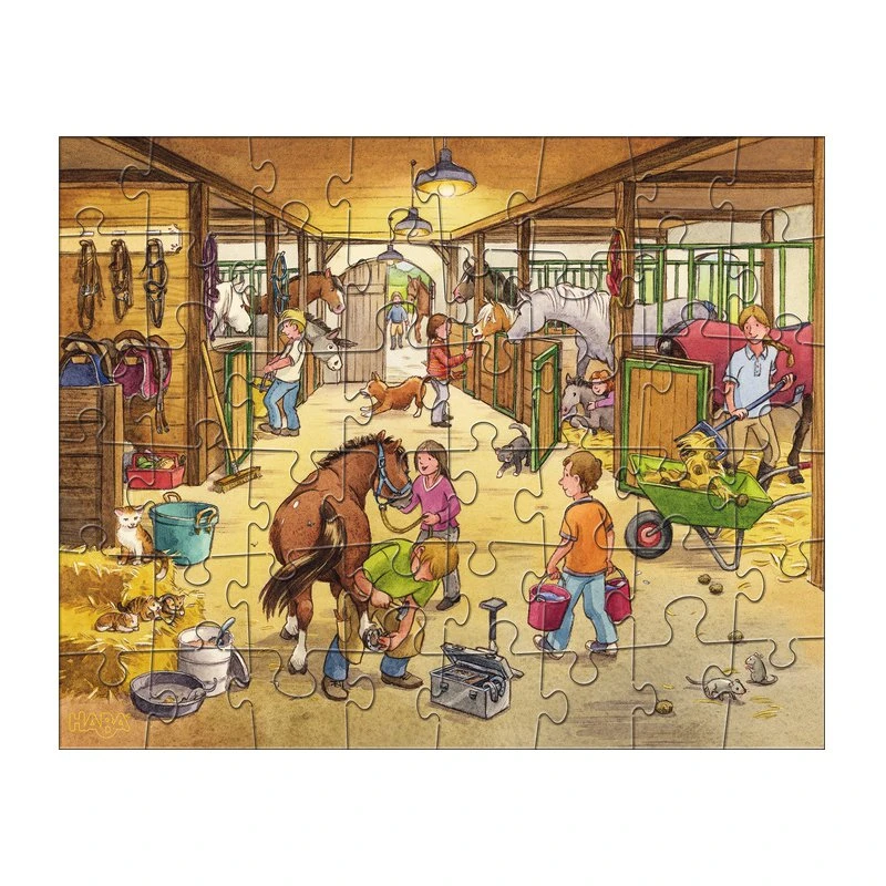 Haba 3 Puzzles Le Centre équestre 2 Haba 3 Puzzles Le Centre équestre – Image 2