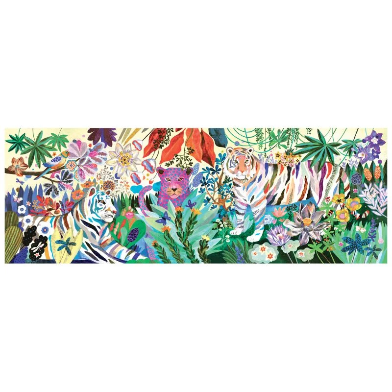 Rainbow Tigers Puzzle Djeco 1000 Pièces 1 Rainbow Tigers Puzzle Djeco 1000 Pièces