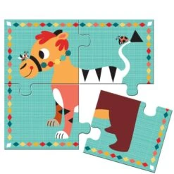 Djeco Rigolo N'co - 4 Puzzles 2 Ans 4 Pièces 8 Djeco Rigolo N'co - 4 Puzzles 2 Ans 4 Pièces -Enfants Jouets Magasin rigolo and co 4 puzzles 4 pieces 2