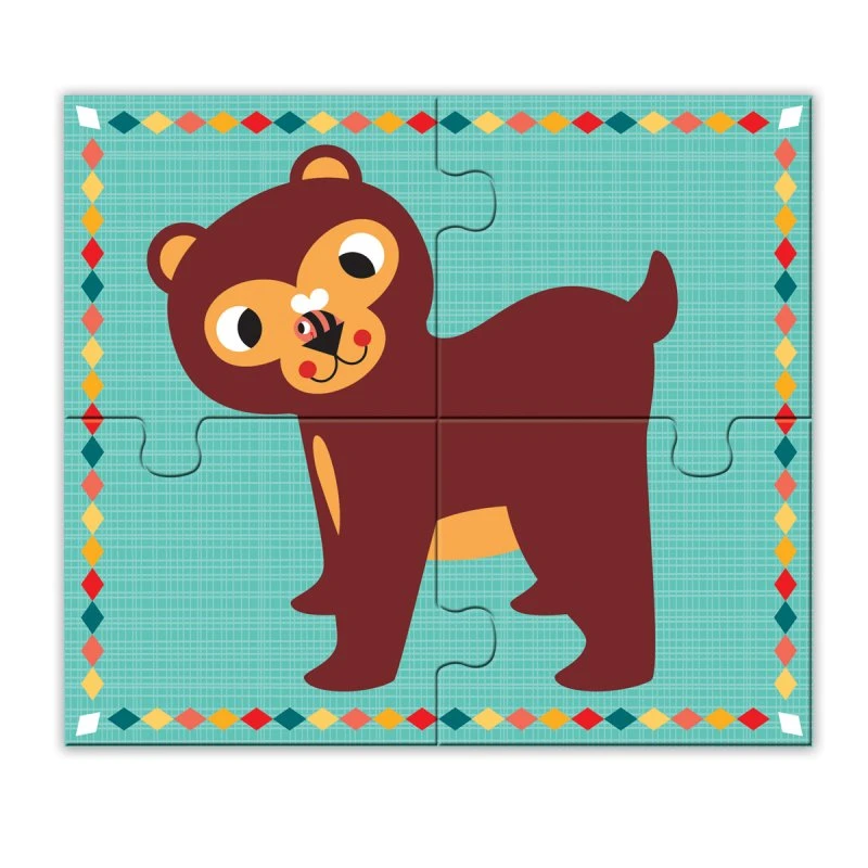 Djeco Rigolo N'co - 4 Puzzles 2 Ans 4 Pièces 5 Djeco Rigolo N'co - 4 Puzzles 2 Ans 4 Pièces – Image 5