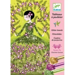 Djeco Robes à Paillettes - Tableaux à Pailleter -Enfants Jouets Magasin robes a paillettes tableaux a pailleter 3