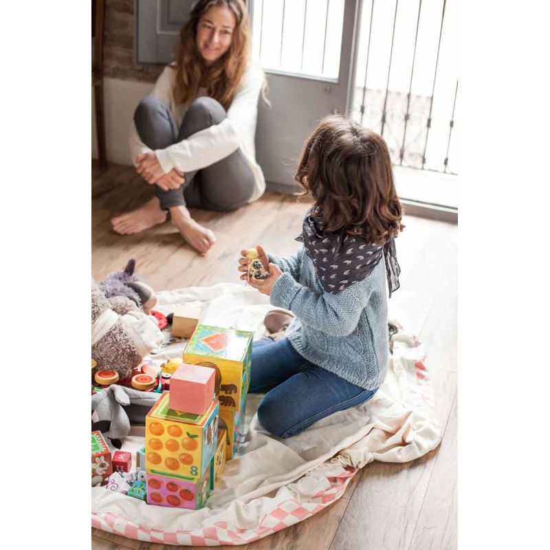 Sac Rangement De Jouets Diamant Rose - Play And Go 9 Sac Rangement De Jouets Diamant Rose - Play And Go – Image 9