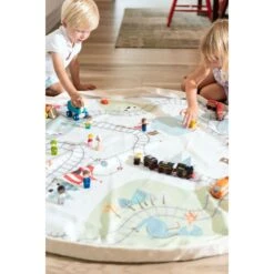 Sac Rangement Tapis Circuit De Trains - Play And Go -Enfants Jouets Magasin sac rangement tapis circuit de trains play and go 4