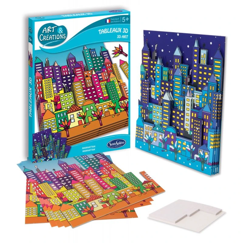 Tableaux 3D Gratte Ciel 1 Tableaux 3D Gratte Ciel