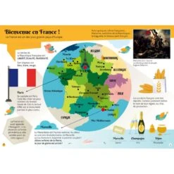 Voyage, Découvre, Explore La France - Puzzle + Livre -Enfants Jouets Magasin voyage decouvre explore la france puzzle livre 3