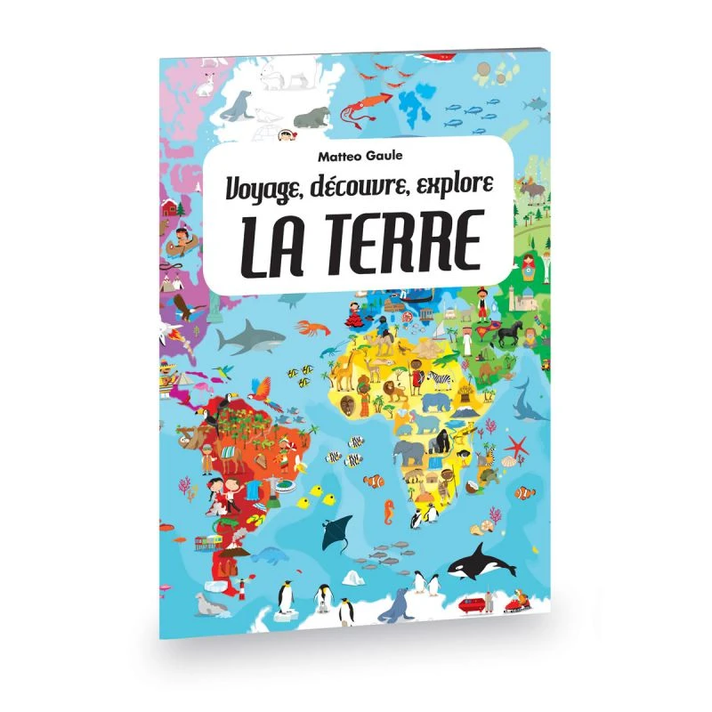 Voyage, Découvre, Explore La Terre - Puzzle + Livre 3 Voyage, Découvre, Explore La Terre - Puzzle + Livre – Image 3