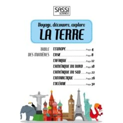 Voyage, Découvre, Explore La Terre - Puzzle + Livre 12 Voyage, Découvre, Explore La Terre - Puzzle + Livre -Enfants Jouets Magasin voyage decouvre explore la terre puzzle livre 3